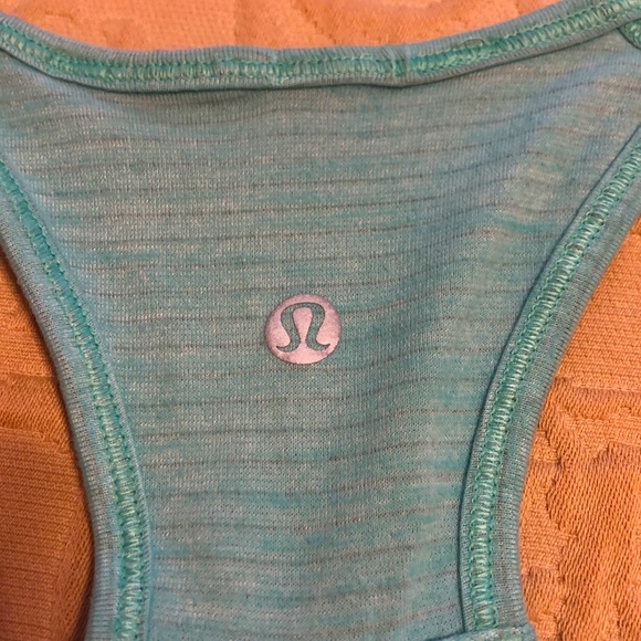 Blue Lululemon Athletica Racerback Tank - Picture 4 of 4